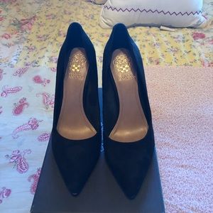 Black suede Vince Canute stiletto